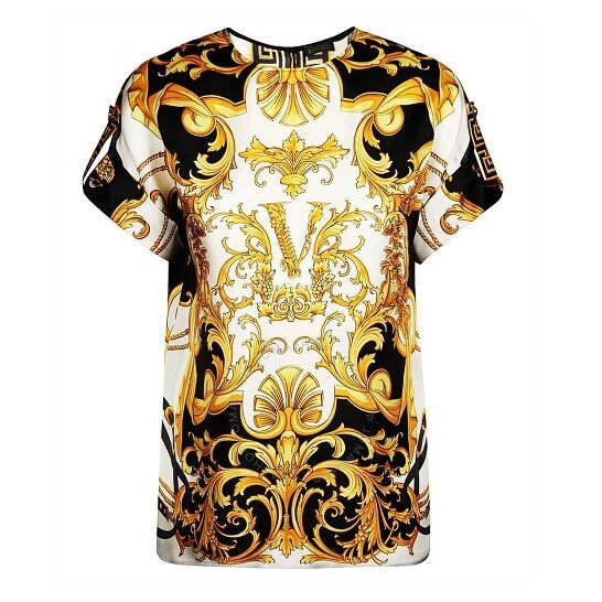 Virtus Baroque 丝质经典印花T恤