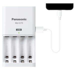 Panasonic BQ-CC75ASBA eneloop 充电器 带USB充电口