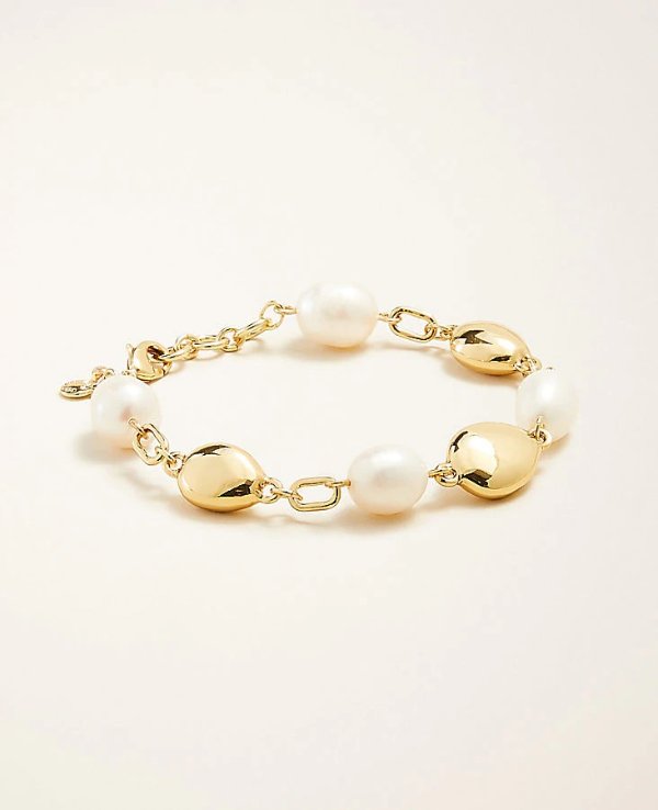 Freshwater Pearl Beaded Bracelet | Ann Taylor