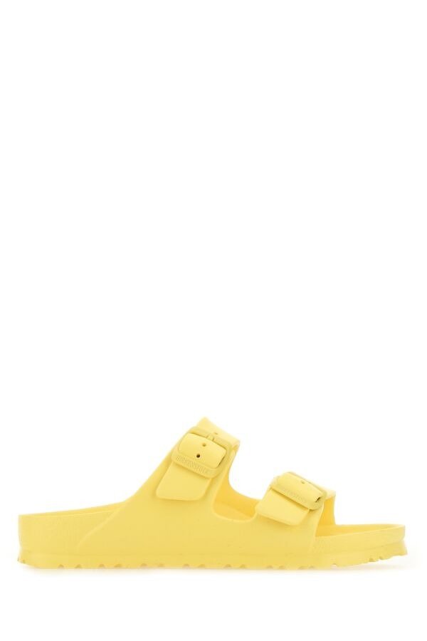 Yellow rubber Arizona slippers