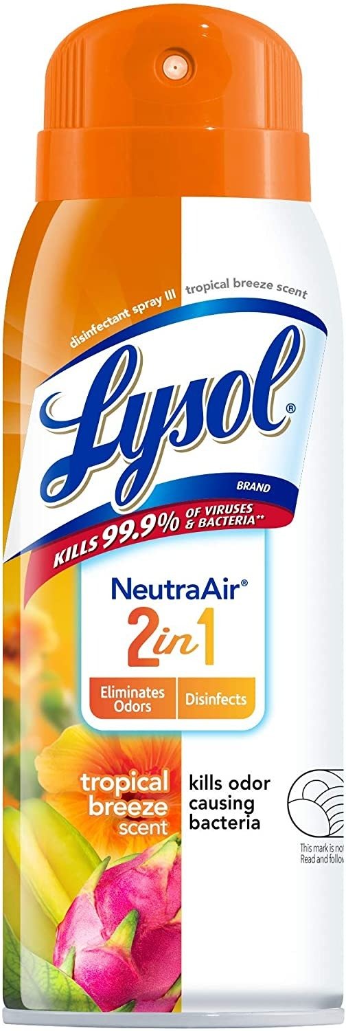 Lysol 2合1祛异味消毒喷雾 热带水果味