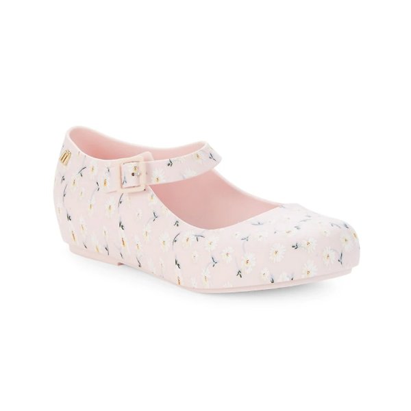 ​Girl’s Dora Floral Print Mary Jane Shoes