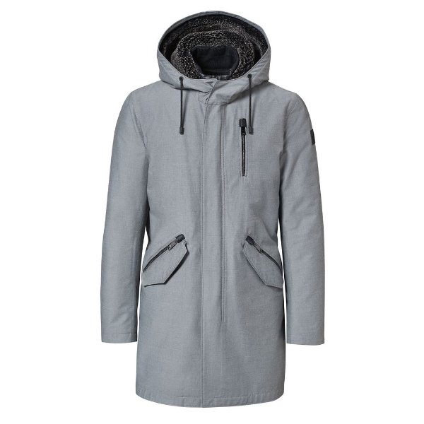 Porsche Design Grey Violet And Black Polyamide And Wool And Polyester 3In1 Function Parka