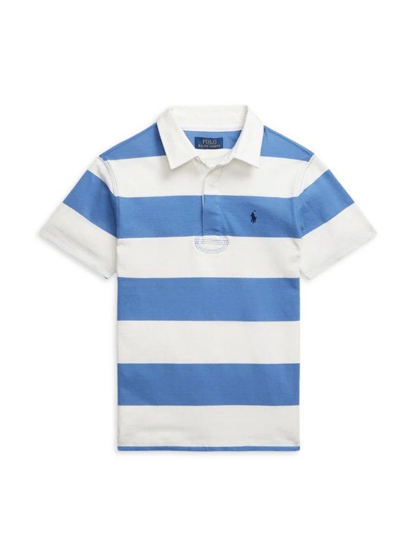 Little Boy's & Boy's Striped Polo Shirt