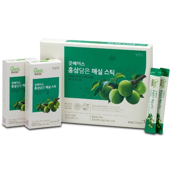 Japanese Plum Korean Red Ginseng Health Drink Stick - Good Base