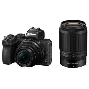 Nikon Z50 DX-Format Mirrorless Camera with NIKKOR Z DX 16-50mm f/3.5-6.3 VR & Z DX 50-250mm f/4.5-6.3 VR Lenses