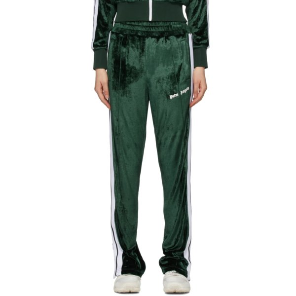 Green Chenille Lounge Pants