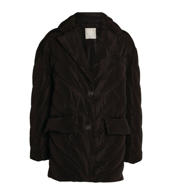 Sale | SANDRO Zip-Up Puffer Jacket | Harrods US
