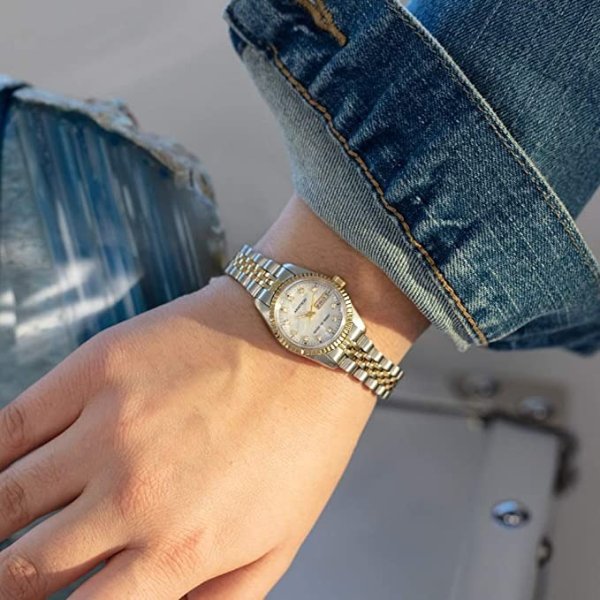 Women's Swarovski Crystal Accented Bracelet Watch