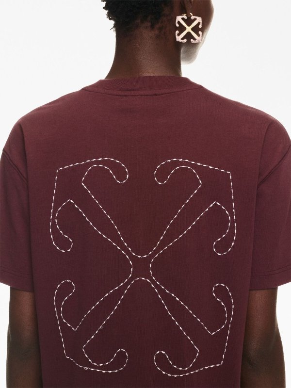 Arrows-motif short-sleeve T-shirt