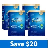 Enspire Infant Formula VALUE PACK (Save $20) Our Baby Formula Closest to Breast Milk - 4 Refill Boxes