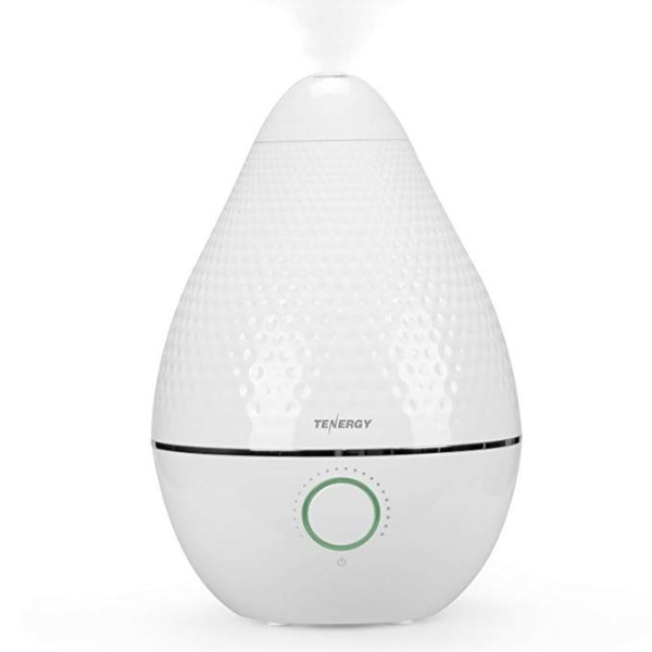 Pluvi Ultrasonic Cool Mist Humidifier Essential Oil Diffuser Activated Carbon Air Filter, 360°Adjustable Mist Outlet, Auto-shut Off Easy to Clean Large Water Inlet, 2.5L Ultra Quiet Humidifier