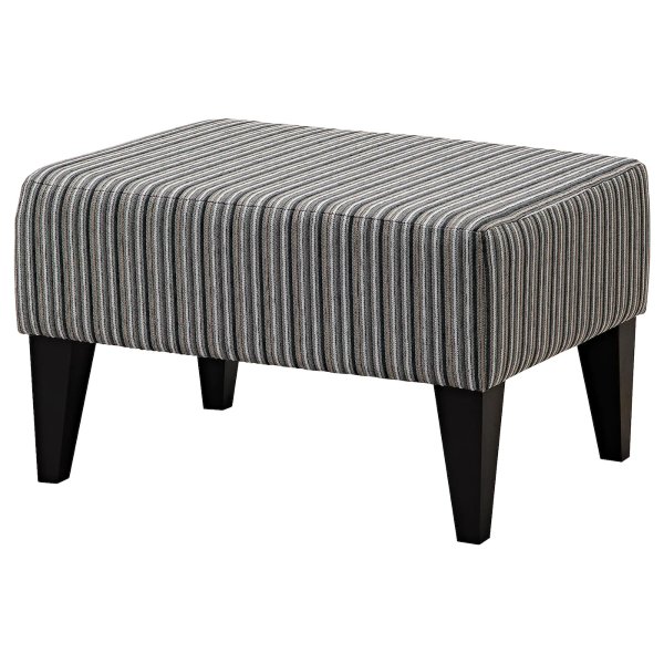 RAMSEBO dark grey, stripe, Footstool - IKEA