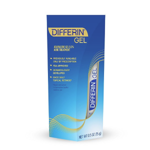 Differin Adapalene Gel 0.1% Prescription Strength Retinoid Acne Treatment (up to 30 Day supply), 15 gram