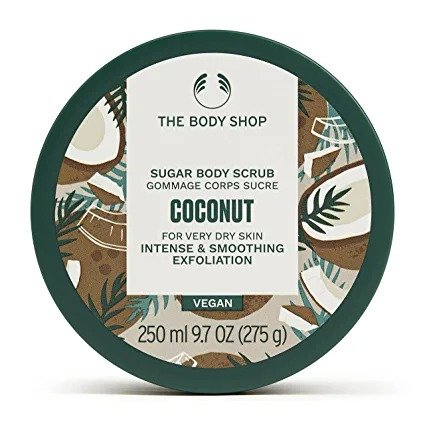 Coconut Exfoliating Cream Body Scrub, 8.5 Oz