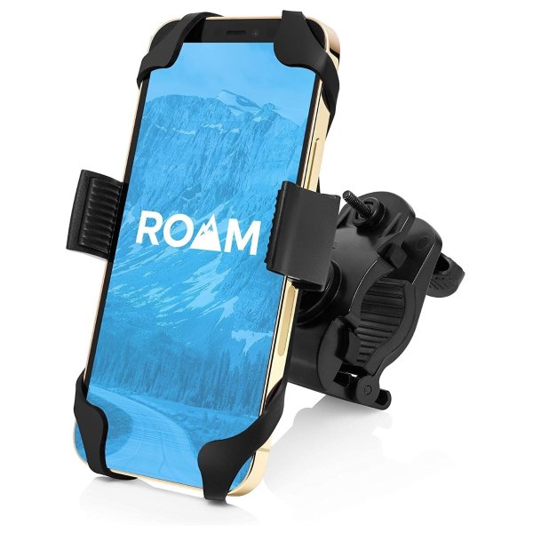 Roam Bike Phone Mount - Adjustable Handlebar of Motorcycle Phone Mount for Electric, Mountain, Scooter, and Dirt Bikes