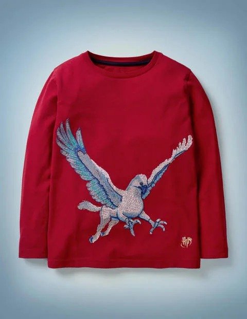 Buckbeak Superstitch T-Shirt - Robin Red | Boden US