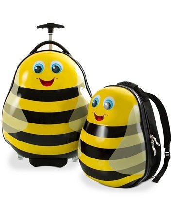 Travel Tots Bumble Bee 2PC Luggage&Backpack Set