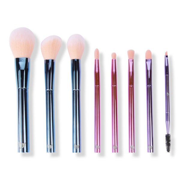 The Total Package - 8 Piece Face & Eye Brush Set with Wrap | Ulta Beauty