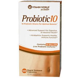 Vitamin World Probiotic 10,120 Capsules