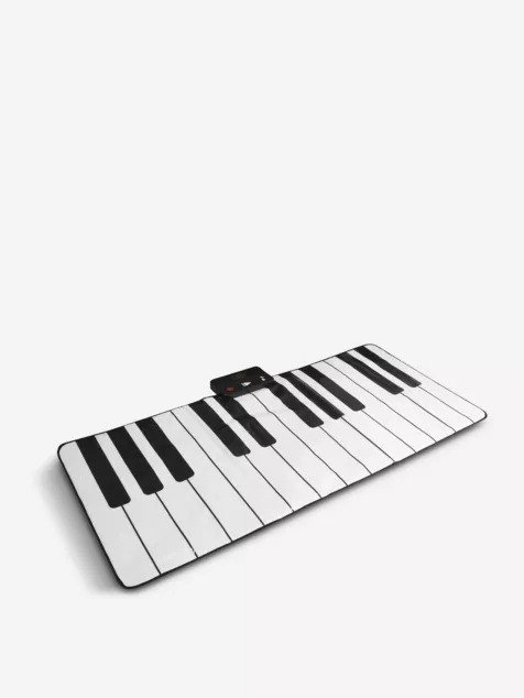 钢琴键毯子