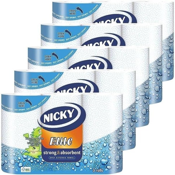 Nicky 超吸水厨房纸巾 15卷