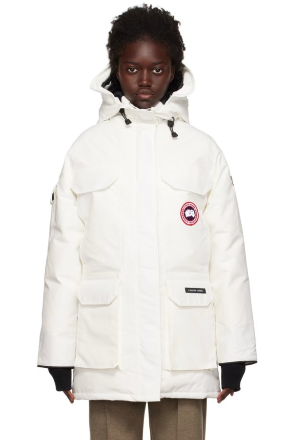 White Expedition Down Jacket