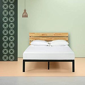 Zinus Paul Metal and Wood Platform Bed