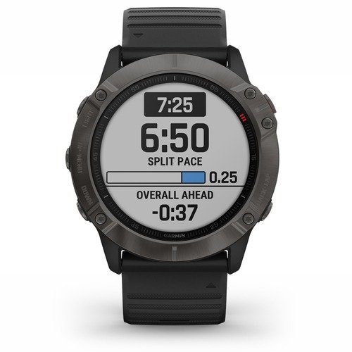 fenix 6X Sapphire Multisport GPS Smartwatch (Carbon Gray DLC)