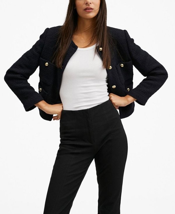 Women's Pocket Tweed Jacket