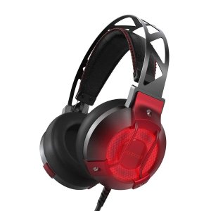 史低价：dodocool 红色定制版7.1环绕声头戴式游戏耳机