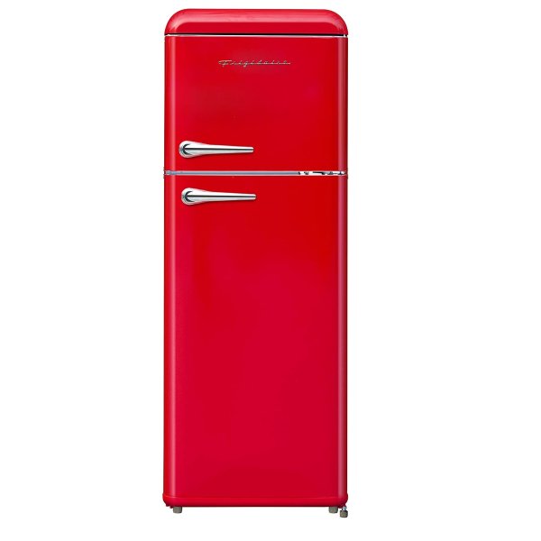 FRIGIDAIRE 复古双门冰箱 EFR756 7.5 cu ft 红色款