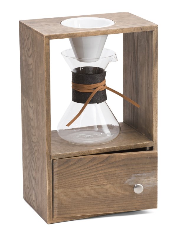 Coffee Pour Over With Storage Set