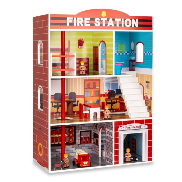 32in 三层消防局玩具套装