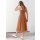 Linen Blend Midi Dress