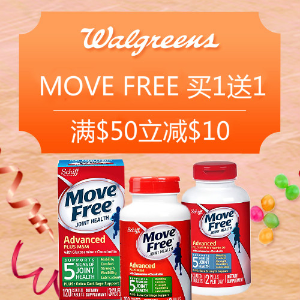 Select Schiff Move Free products @ Walgreens
