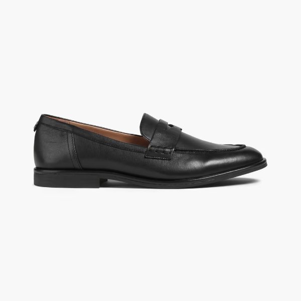 Birch leather loafers