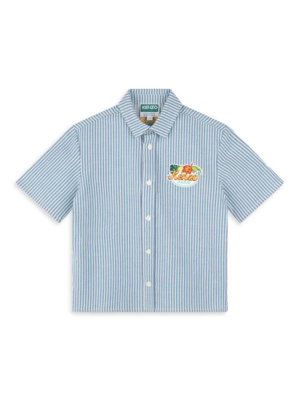 Little Boy's & Boy's Striped Short-Sleeve Shirt