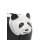 Panda leather bag charm