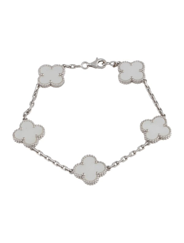 Mother of Pearl Vintage Alhambra 5 Motif Bracelet
