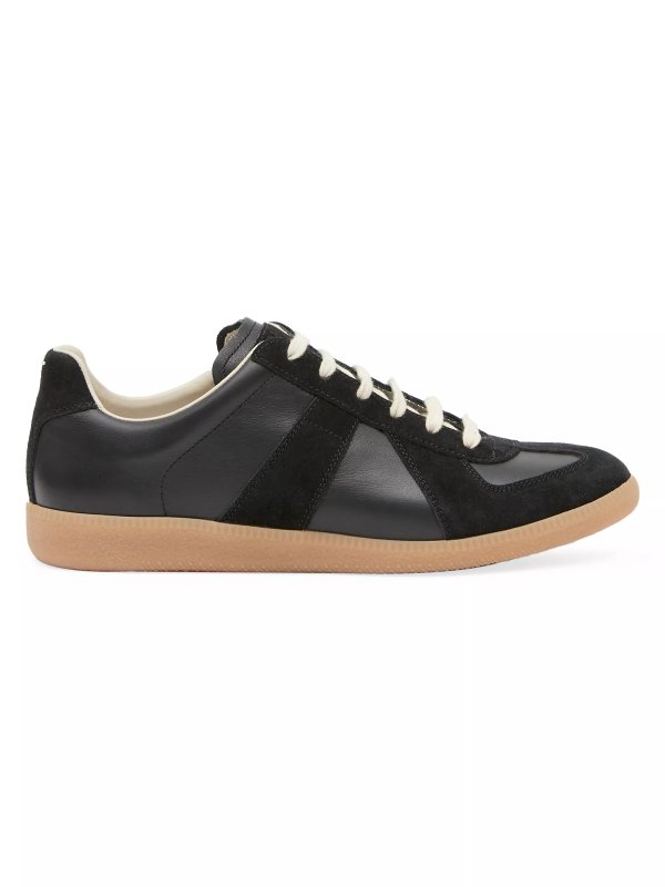 Replica Leather & Suede Sneakers
