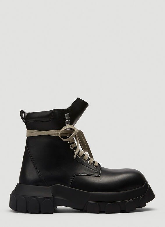Army Bozo Tractor Boots in Black