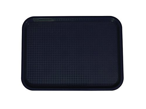 FFT-1418BK Fast Food Tray Black, 14 x 18 in, Polypropylene (Recyclable Plastic)