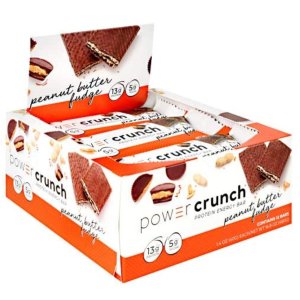 Power Crunch 黄油花生蛋白能量条 12条