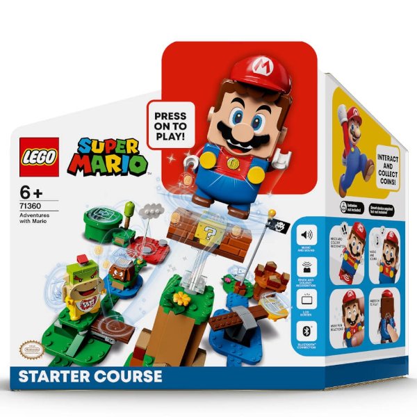 Super Mario Adventures Starter Course Toy Game (71360)
