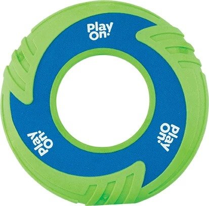 Play On Dog Toy Flyer Blue/Green