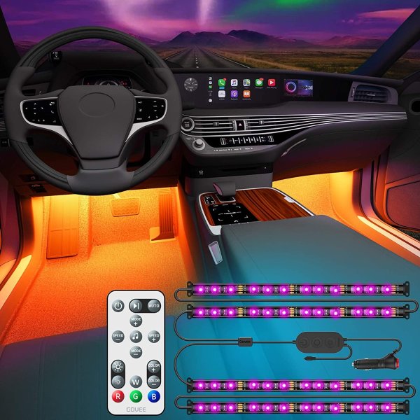 Govee 遥控LED 汽车内饰氛围灯 拥有多重模式选择
