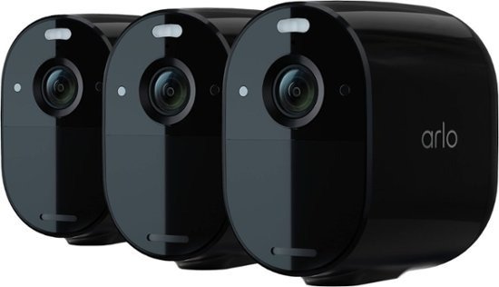Essential Spotlight Camera (3-pack) - Black