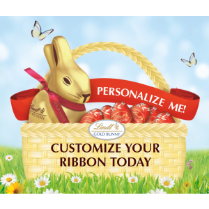 Lindt Easter Personalized Ribbons