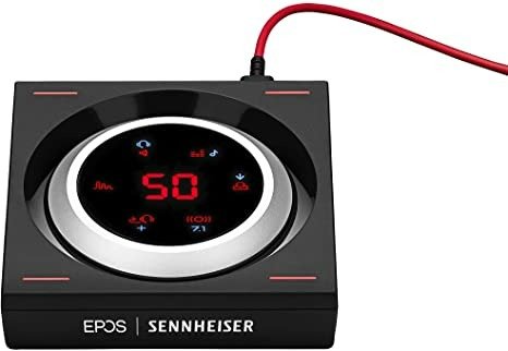 EPOS | Sennheiser GSX 1000 Gaming Audio Amplifier / External Sound Card, with 7.1 Surround Sound, Side Tone, Gaming DAC and EQ, Headphone amp Compatible with Windows, Mac, Laptops and Desktops.